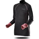 Dámská fleecová mikina TRIMM Clinic Lady grey melange/pinky Barva: grey melange/ pinky, Velikost: S