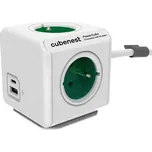 Rozbočovač PowerCube Extended USB A+C PD 20 W, zelená