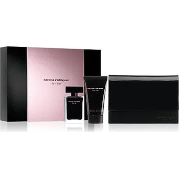 Dámský parfém Narciso Rodriguez Narciso Rodriguez For Her SET: Toaletní voda 50ml + Tělové mléko 50ml + Kozmetická taška Pre ženy Toaletní voda