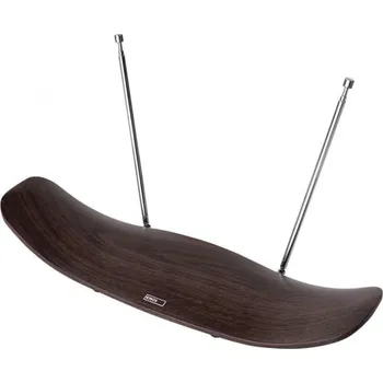 Emos J0708 Anténa pokojová CITY WOOD-C500, DVB-T2, DAB, FM, filtr LTE/4G/5G