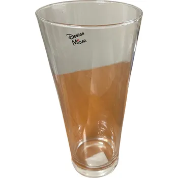 Svíčka Skleněná váza čirá - 13cm