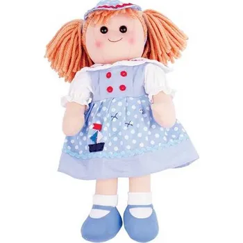 Panenka Bigjigs Toys Látková panenka Louise 38 cm