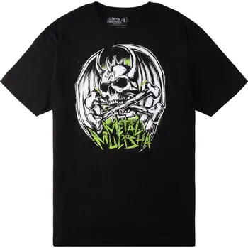 Pánské tričko Tričko METAL MULISHA CROSS BONE Barva: Černá, Velikost: L