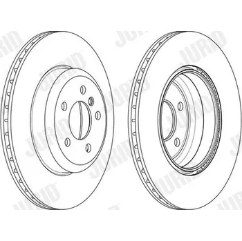 Brzdový kotouč Brzdový kotouč JURID 563134JC