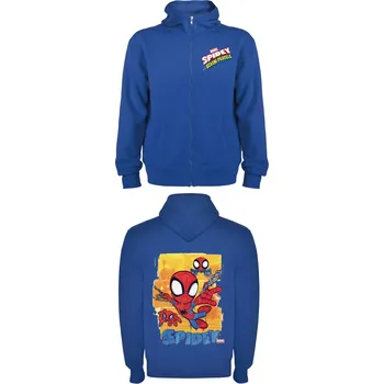 Chlapecká mikina Mikina na zip Spidey Barva: Modrá, Velikost: 110/116 - 5/6let