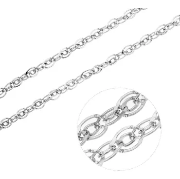 Řetízek Bealio BEALIO Stříbrný náhrdelník GRAND točený Délka řetízku: 45 cm 03-01707-1743