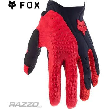 Moto oblečení MX rukavice FOX Pawtector Glove Black Red 2024 12 - XXL
