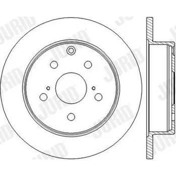 Brzdový kotouč Brzdový kotouč JURID 562601JC