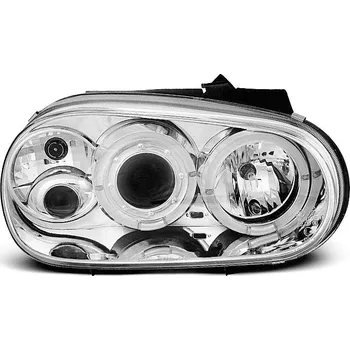 Přední světlomet TUNING-TEC Přední světla VW Golf IV 98-03 Angel Eyes - chrom