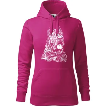 Pánská mikina Mikina - Cane Corso Barva: Purpurová (40), Velikost: XS, Střih: Dámské