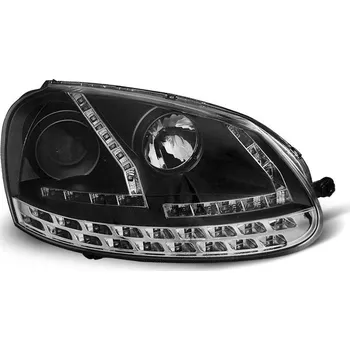 Přední světlomet TUNING-TEC Přední světla VW Golf V 03-09 - černé 2