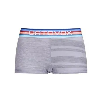 Dámské termo spodní prádlo Ortovox 185 ROCK'N'WOOL HOT PANTS W grey blend M; Šedá kalhotky + DÁREK DLE VÝBĚRU!