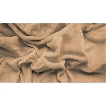 Textilomanie Prostěradlo mikroplyš Soft 90 x 200 cm, béžové