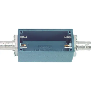 Měřicí kabel Pomona Electronics 2390 Hliníkové pouzdro s krytem a BNC zásuvkou na každém konci, 1632118, Hliníkové pouzdro s víkem, 1 ks