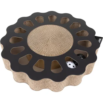 Hračka pro kočku District 70 SUNNY multifunkční hračka kruhová černá