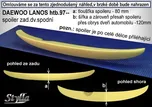 STYLLA Zadní spoiler Daewoo Lanos 3D / 5D hatchback 05 / 1997 –