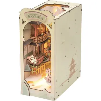 3D puzzle RoboTime Zarážka na knihy Falling Sakura 240 dílků