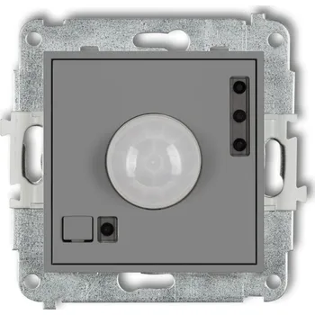 Pohybové čidlo KARLIK Elektronický snímač pohybu Barva: Matná šedá