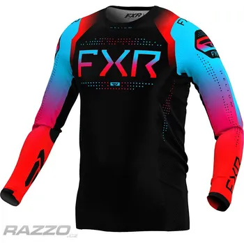 Cyklistické oblečení Pánský MX dres FXR Helium MX Jersey Ice 2024 XXL