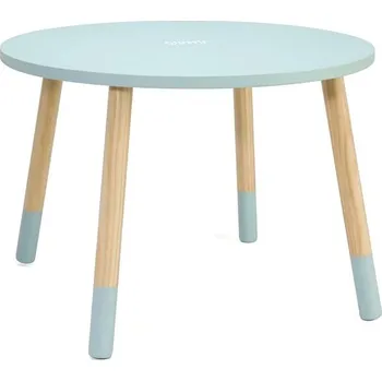 Dětský zahradní nábytek Classic World Dětský dřevěný stůl, kulatý Modrá