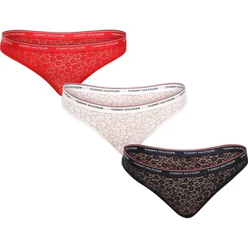 Kalhotky 3PACK dámské kalhotky Tommy Hilfiger vícebarevné (UW0UW04897 0X0) S UW0UW04897 0X0 Možnost vrácení zboží ZDARMA do 120 dnů!
