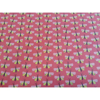 BYTEMA Bavlněná látka MOTÝLCI šíře 150 cm