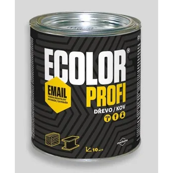 Lak na dřevo ECOLOR PROFI Vodou ředitelný vrchní email na dřevo/kov Velikost: 0,6l, Odstin: RAL 7015