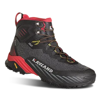 Pánská treková obuv Pánské kotníkové trekové boty Kayland Duke Mid GTX black/red 11 UK