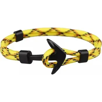 Náramek Náramek pro muže | náramek s kotvou - žlutý