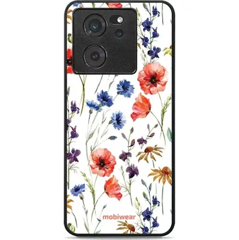 Pouzdro na mobilní telefon Lesklý kryt Mobiwear Glossy - Xiaomi 13T / 13T Pro - G032G - Luční kvítí (Prémiové lesklé pouzdro, obal, kryt Mobiwear Glossy na mobil Xiaomi 13T / 13T Pro - G032G - Luční kvítí, materiál Plast + TPU silikon - krytí po všech stranách, neošoupatelný potisk