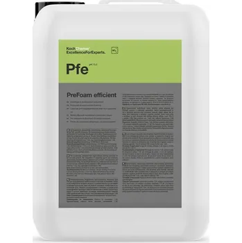 Koch Chemie PreFoam efficient (Pfe) - Pěnivý přípravek na mytí, odstraňovač hmyzu 5L