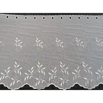 Záclona GERSTER Záclona na vitrážku - vyšívaná W/27062 60 cm