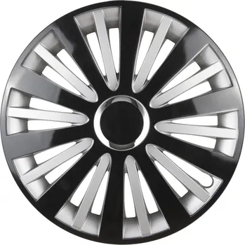 Poklice na kolo Leoplast Poklice na kola Falcon černo-stříbrné 15''