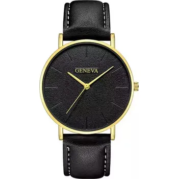 Hodinky Tenké luxusní pánské hodinky - Černé zlato