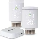 EVOLVEO Heat M30 Starter Pack, 2× chytrá termostatická hlavice na radiátor & centrální jed (EVO-RV-M30SP)