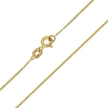 Řetízek Zlatý řetízek CURB PANCR 1 mm - Y varianta 45 cm TTG1653NGY-45 cm