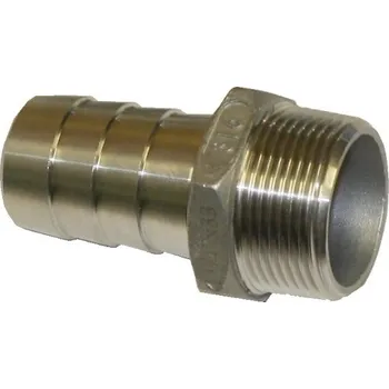 Zahradní hadice HADICOVÝ TRN AG SS-316 ZÁŘEZNÝ NEREZ - trn 10 mm vnější z. AG 3/8", 20 Bar (-25°/+180°C)