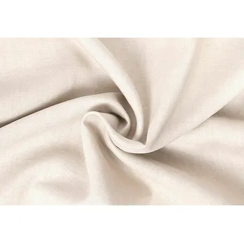 BYTEMA Lněná látka VERONA uni smetanová šíře 145 cm