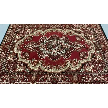 Koberec WELTOM Kusový koberec SOLID červený 40 x 60 cm