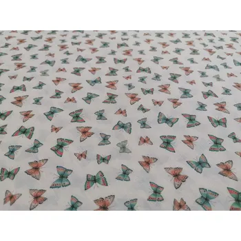 BYTEMA Bavlněná látka Mini motýlci šíře 150 cm