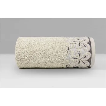 Bytový textil GRENO Luxusní ručník a osuška BELLA béžový osuška 70 x 140 cm