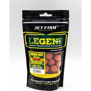 Boilies Legend Range - Extra tvrdé boilie 250g - 20mm : ROBIN RED / BRUSINKA