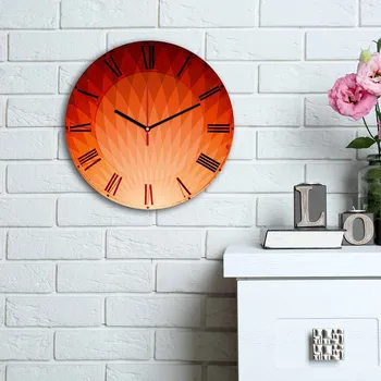 Hodiny ASIR Nástěnné hodiny MDF ČERVENÝ BALÓN 30 x 30 cm