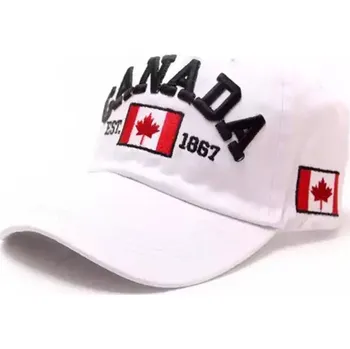 Kšiltovka Unisex kšiltovka na léto s výšivkou - Bílý