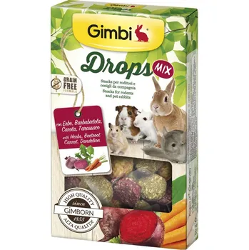 Krmivo pro hlodavce Gimborn I DROPS GRAIN FREE pro hlodavce mix 50g