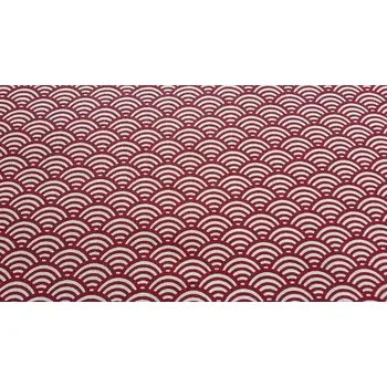 BYTEMA Dekorační látka SUSHIS červená šíře 160 cm