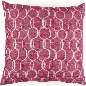 Dekorativní polštářek BYTEMA Dekorační povlak na polštář DAKAR růžový 50 x 50 cm