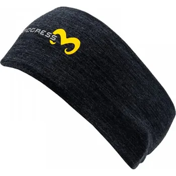cyklistický dres Čelenka Progress HEADBAND merino šedý melír