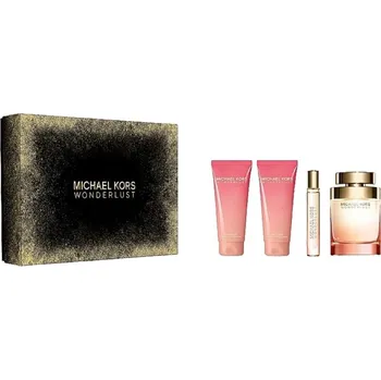 Dámský parfém Michael Kors Michael Kors Wonderlust, Parfumovaná voda 100ml + Parfumovaná voda 10ml + Sprchový gél 100ml + Tělové mléko 100ml Pre ženy Parfumovaná voda