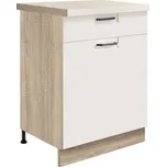 OLIVIA white spodní skříňka 5D "60"